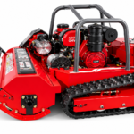 Heavy-Duty Tracked Remote Control Flail Lawn Mower
