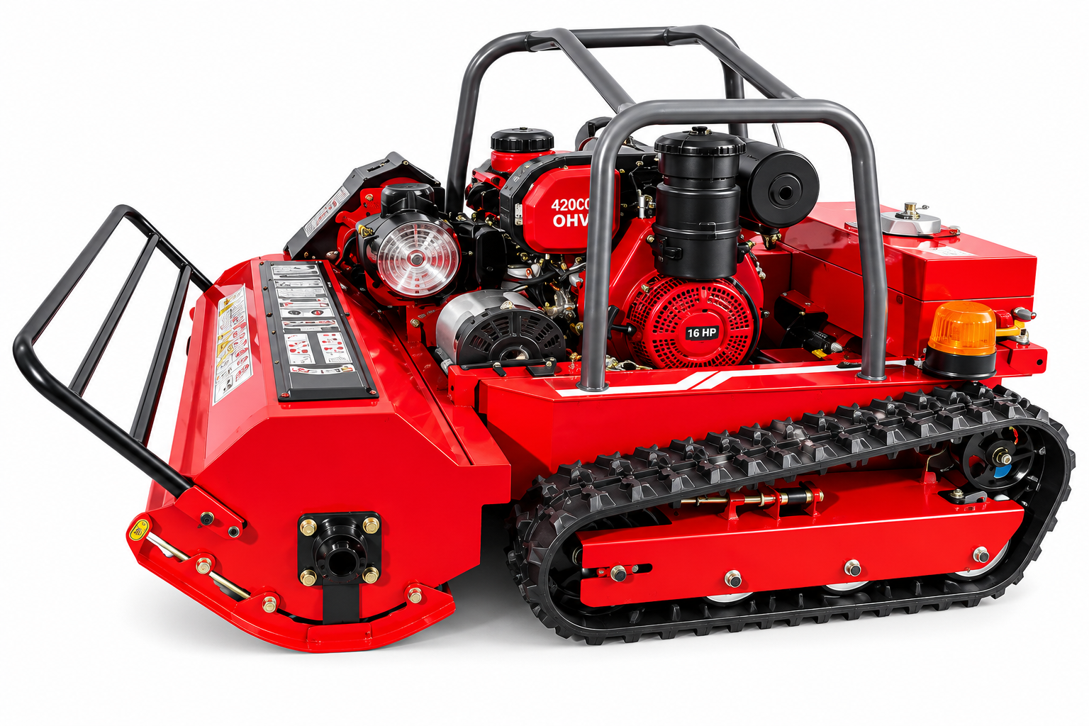 Robot Remot Mower Heavy-Duty Tracked Remote Control Flail Lawn Mower - Image 1