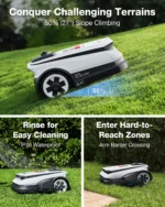 LiDAR PRO Robotic Lawn Mower | Automatic Mowing - Image 3